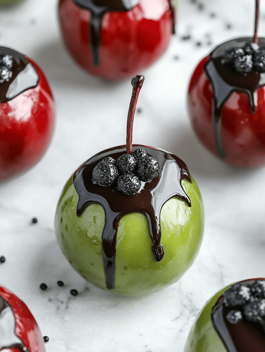 Beware the Sweet Poison: Haunted Toffee Apple Delights