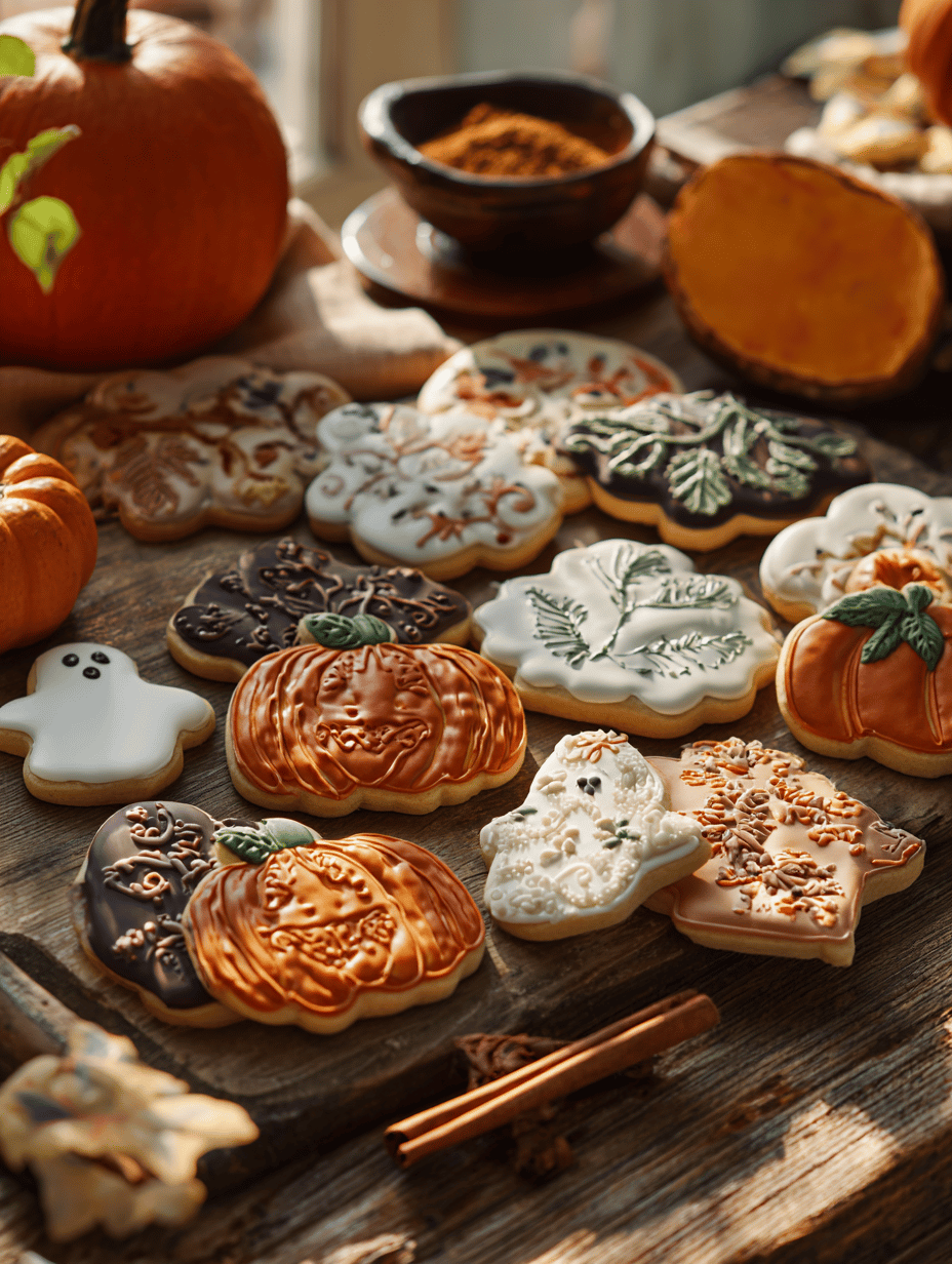 Unconventional Halloween Sugar Cookies: A Spiced Pumpkin Twist