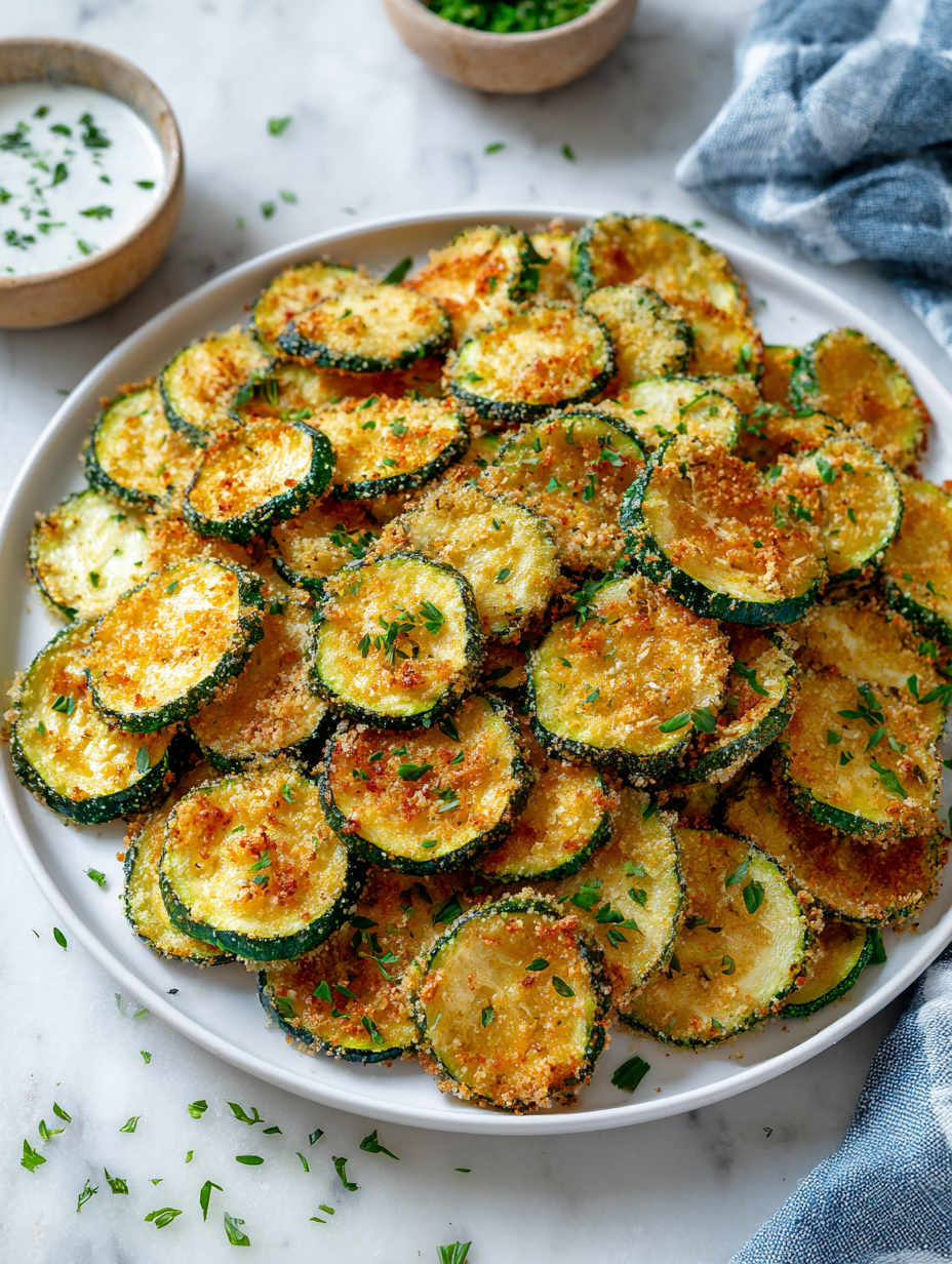 Baked Zucchini Chips Recipe