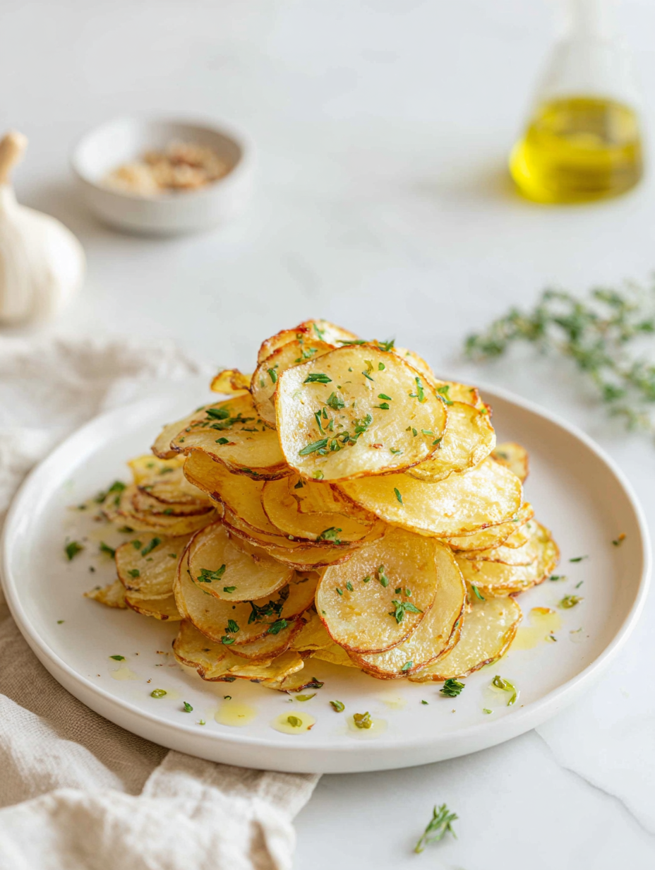 Baked Potato Chips Recipe