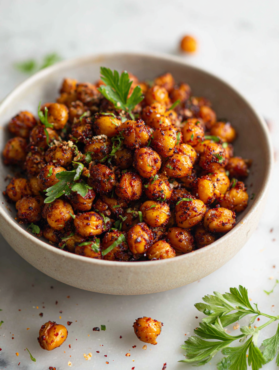 Roasted Chickpea Snack Recipe