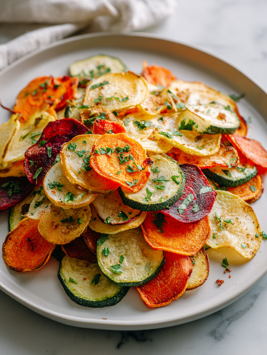 Baked Vegetable Chips Recipe